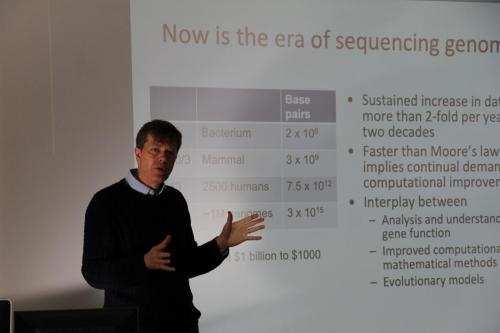 Richard Durbin (UCAM) presenting "Population genetic variation” 